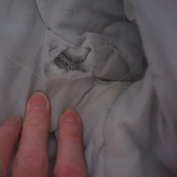 Vintage North Tail Grey Blue MVP Sports Patch Varsity Snap Jacket Large - Picture 12 of 16